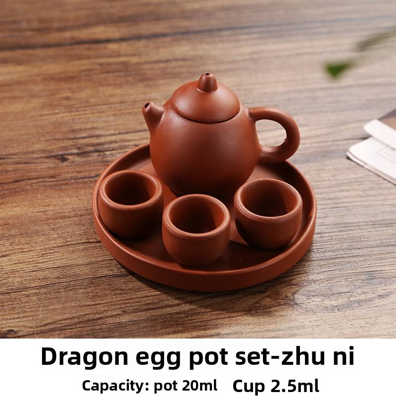 

Yixing Mini Purple Clay Teapot Set Fingertip Pot Tea Pet Ornament Children s Kung Fu Tea Set Tea Infuser