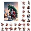 New Christmas Advent Countdown Blind Box: 24 Days of Christmas Tree Ornaments with Dinosaur Pendants