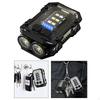 Keychain Flashlight Lightweight 8 Modes Waterproof Pocket Lights Work Light