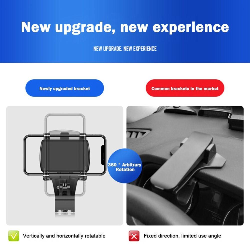 Rotatable Phone Stand Plastic Phone Fixed Bracket High Quality Phone Rack  Vehicle Mount