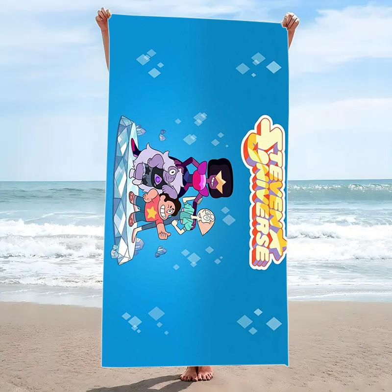 Steven Universo Print Beach Towel, Large Soft Quick Dry Towel for Beach Camping Swimming