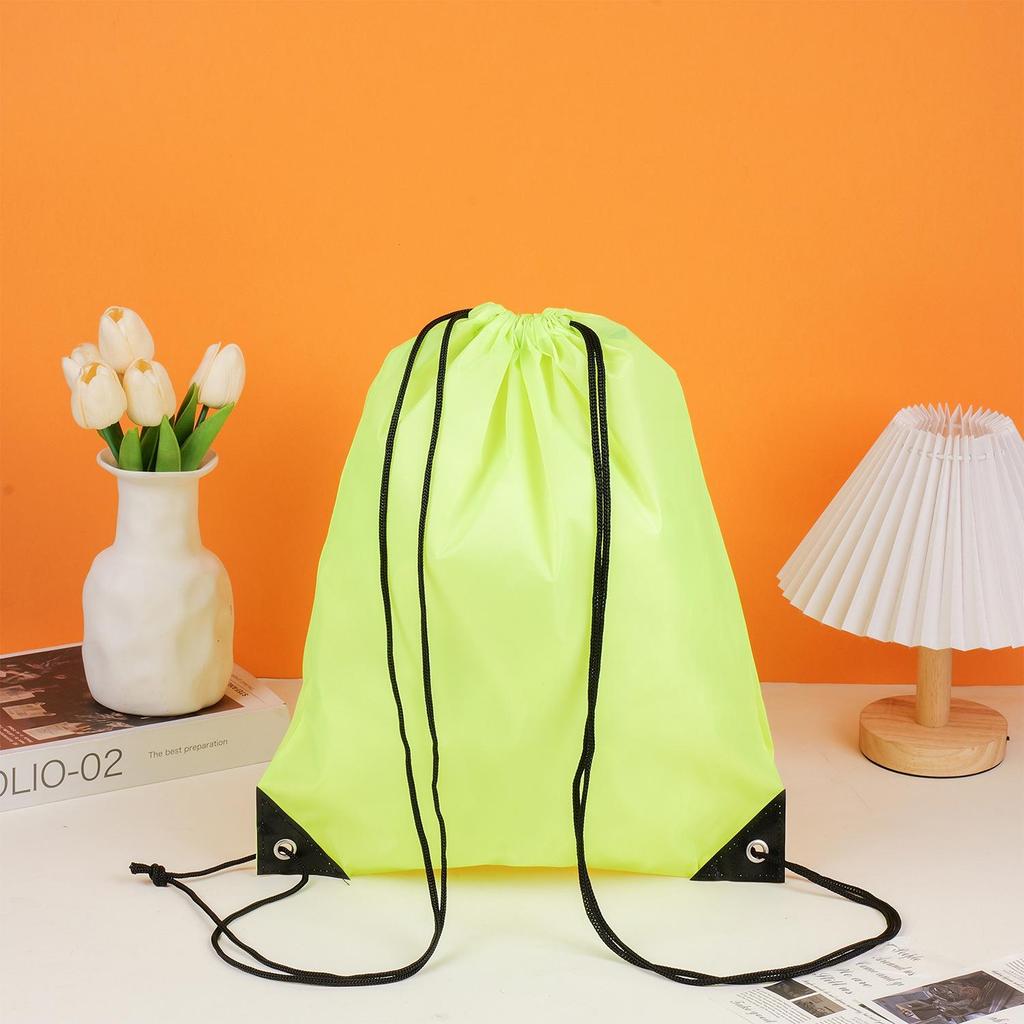 Waterproof 210D Polyester Drawstring Sports Backpack with Custom Logo