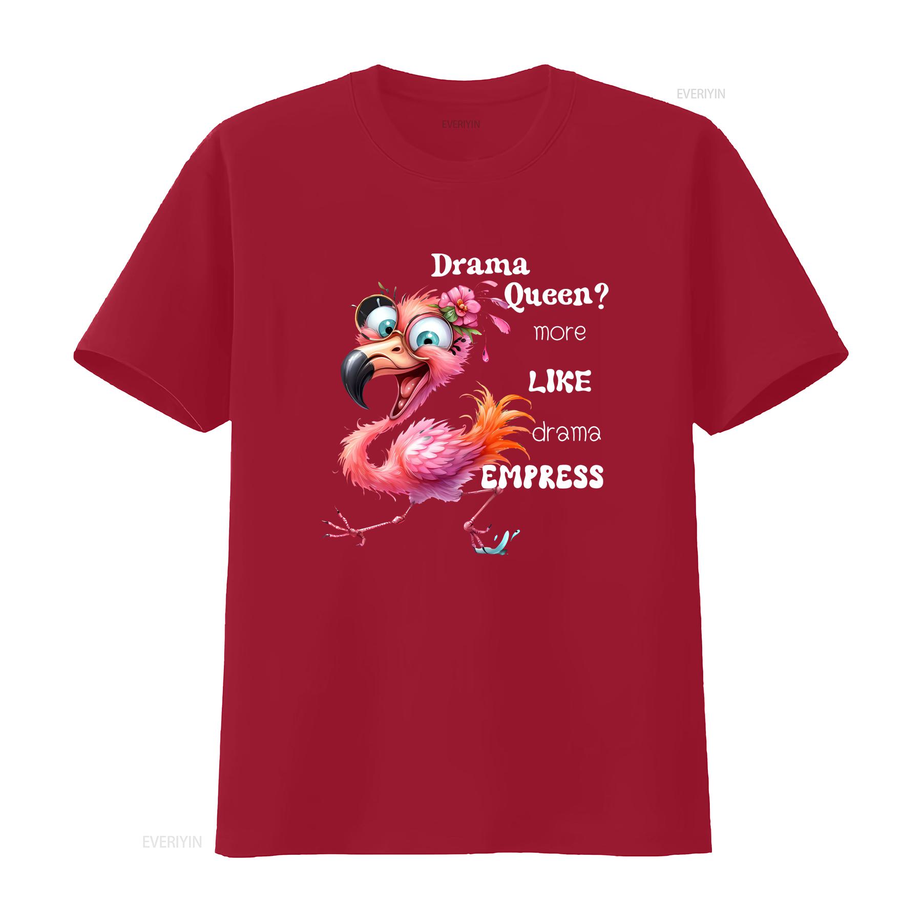 Funny Flamingo T shirt Print Novelty Soft Style vintage Washed designer clothes Comfortable homme graphic Casual S