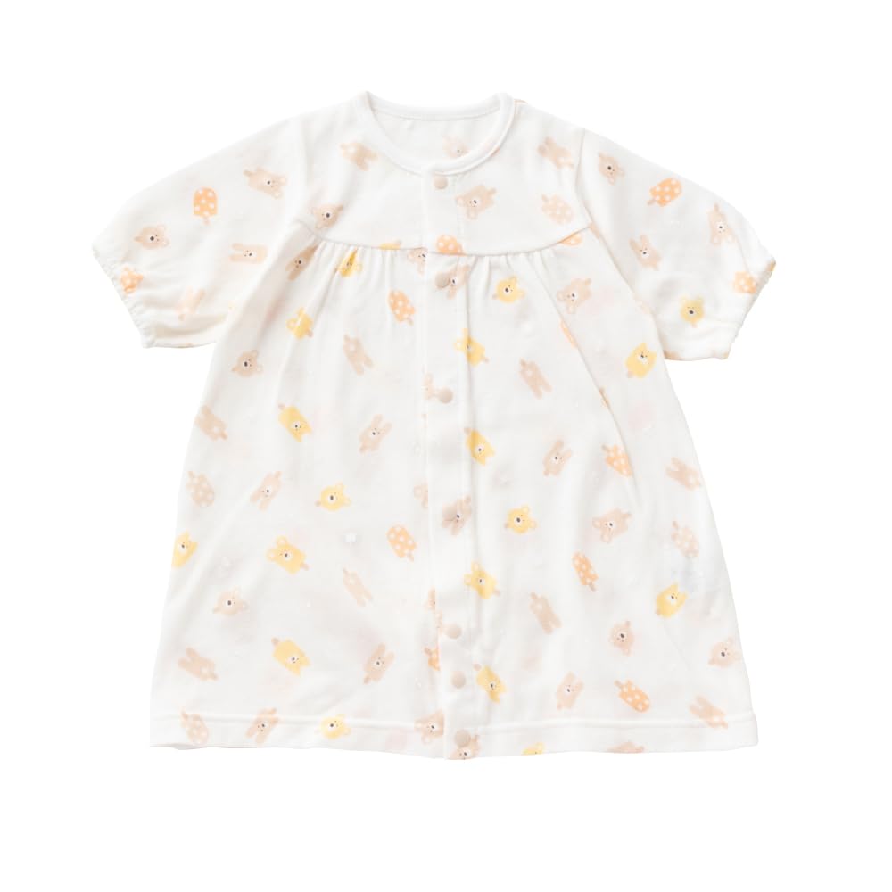 

Сделано в Японии Расслабленное джерси Ледяной узор Джерси Лето Все Длина рукава Кнопки Новорожденный Малыш Детская одежда Прохладная Унисекс Больничная одежда Мальчики Девочки белый