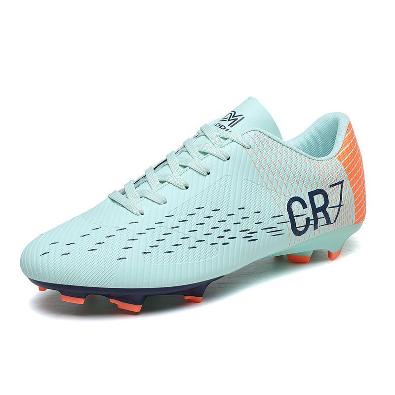 Collaborative Football Shoes Color Block Streamlined Design Stable Support Sports Shoes for Football Games