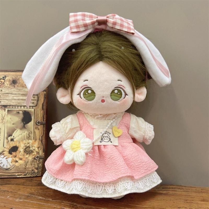 Suitable for 20cm Cute Plush Doll Dresses Clothing Accessories Mini Doll Clothing Accessories