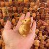 Natural Thuja Animal Hamster Small Statue Cute Home Room Car Decoration Ornaments Chinese-style Zodiac Sign Gift