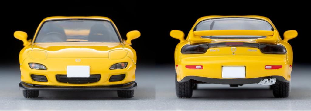 Tomytec Tomica Limited Vintage Neo LV-N267d Mazda RX-7 Type R Bathurst R (Yellow) 2001 Model, Completed