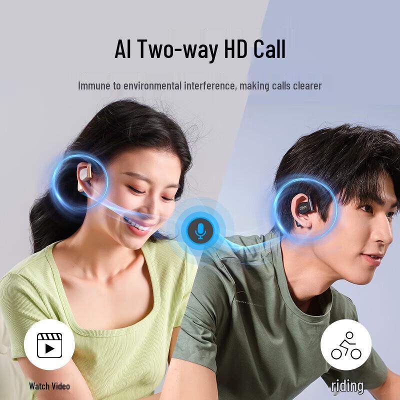 Cleer ARC3 Open-Ear Ear-hook AI Smart Bluetooth Headphones