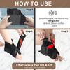 SandPuppy AnkleCool - Reusable Ice Pack Wrap for Ankle and Heel Pain Relief, Reusable Cold Compress for Ankle Sprains, Swelling,Sports Injury, Ac
