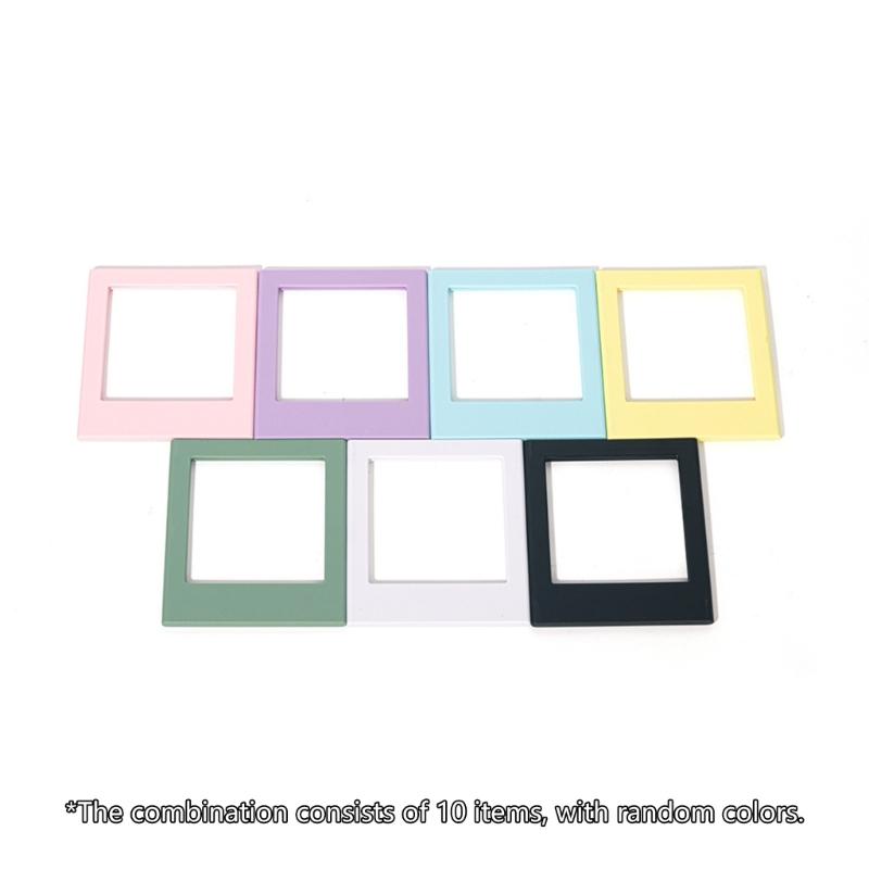 10Pcs Magnetic Photo Frame Display Holder Magnetic Attachment Home Decoration Interchangeable Panel Replacement