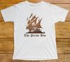 T-shirt The Pirate Bay 842 Crâne Os Croisés Drapeau Silk Road Partage de Fichiers Torrent