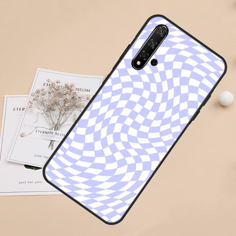 Crazy Checkered For Huawei Nova 10 9 SE 3i 7i 8i 11i 12i Y60 Y61 Y70 Y72 Y73 Y90 Y91 P20 P40 P30 Lite Case