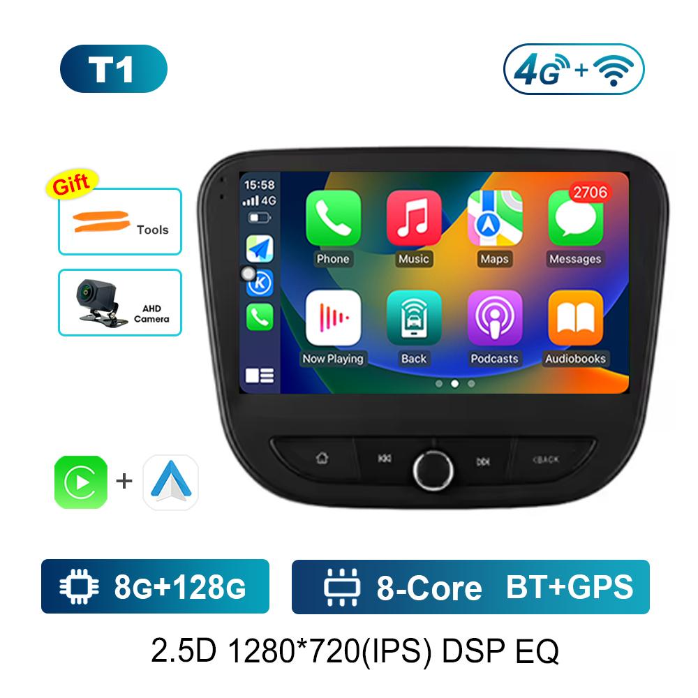 Carplay DSP Stereo Android Intelligent System for Chevrolet Malibu 9 2015 - 2022 Navi GPS Car Video Multimedia Player WiFi+4G