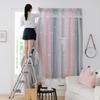 Self-Adhesive Blackout Velcro Curtain with Header for Balcony, Bedroom, Bay Window