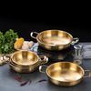 Minnai Gold Edelstahl Flacher Hot Pot