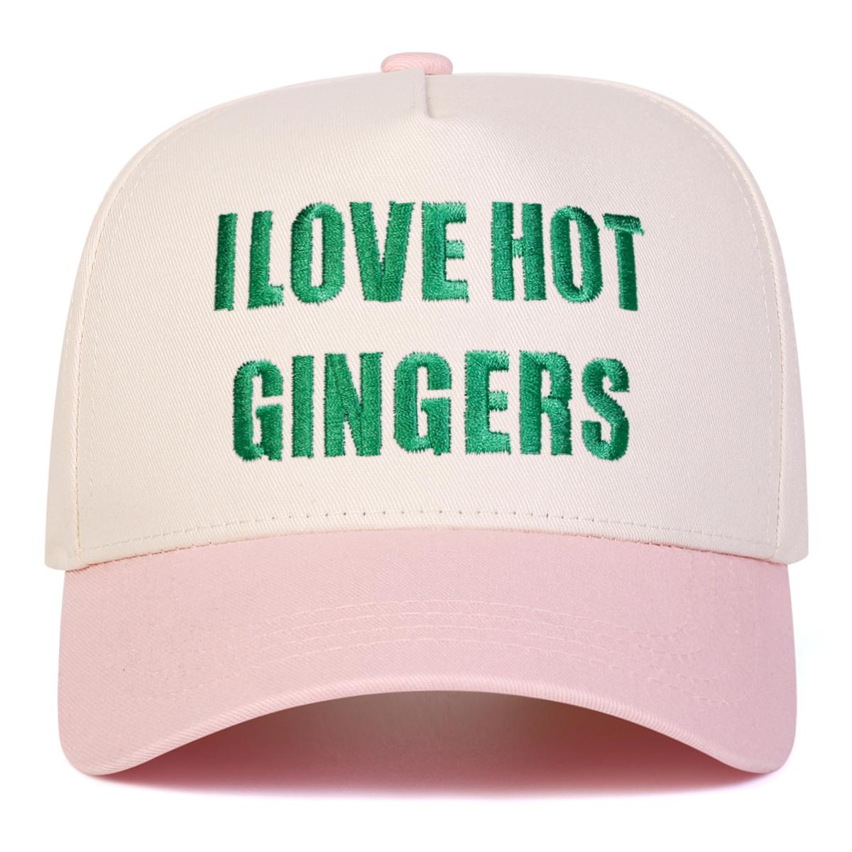 

Unisex I Love Gingers Letter Embroidery Baseball Caps Spring Autumn Outdoor Adjustable Casual Hats Sunscreen Hat Sports Cap