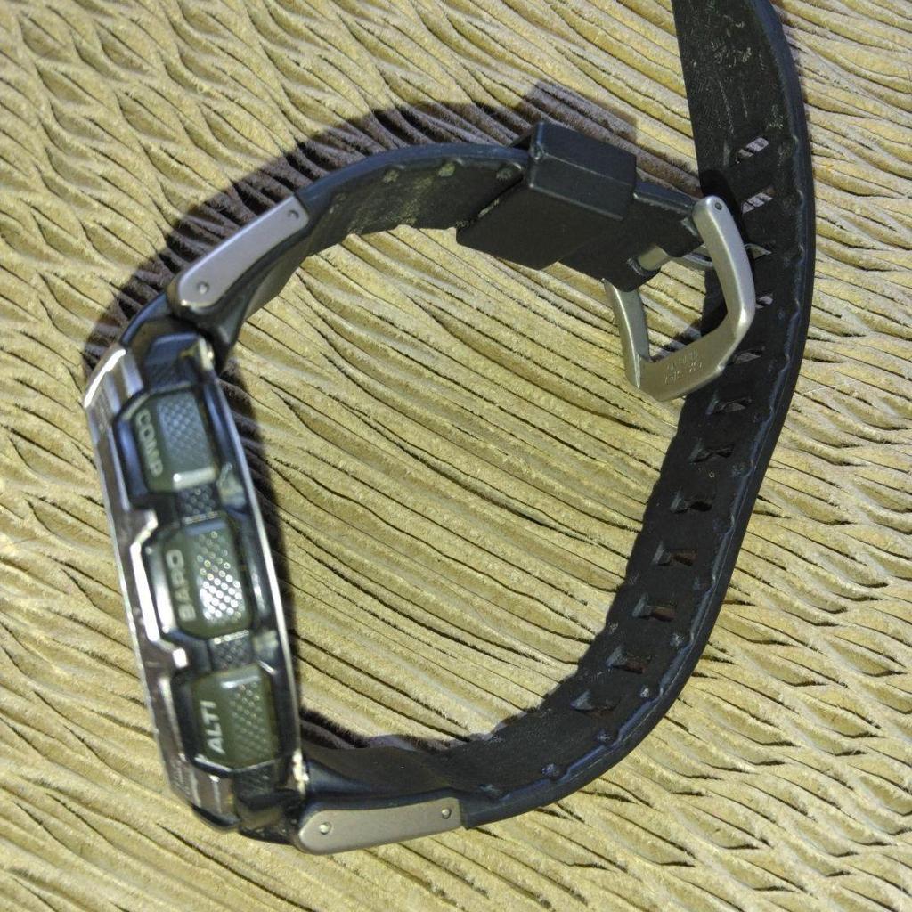 Used CASIO PRO TREK Tough Solar Radio-controlled Watch Excellent Condition
