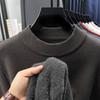 Men's Half High Collar Thicken Knitwear Winter Arrival Warm Anti Pilling Sweater Fashion Menswear