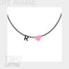 EManco Dropshipping Personalized Jewelry Colorful Rhinestone Necklace Diy Letter Heat Charm Constellations Necklace for Women