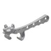 2 PCS Lid Wrench Metal Can Opener Aluminum Zinc Zinc Alloy Lid Tool Multifunction Lid Can Opener  Paint Barrel