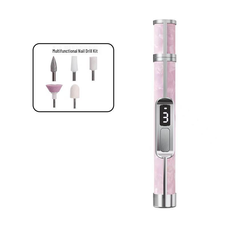 Portable Rechargeable Nail Grinder & Polisher - Professional Manicure Tool for Dead Skin Removal