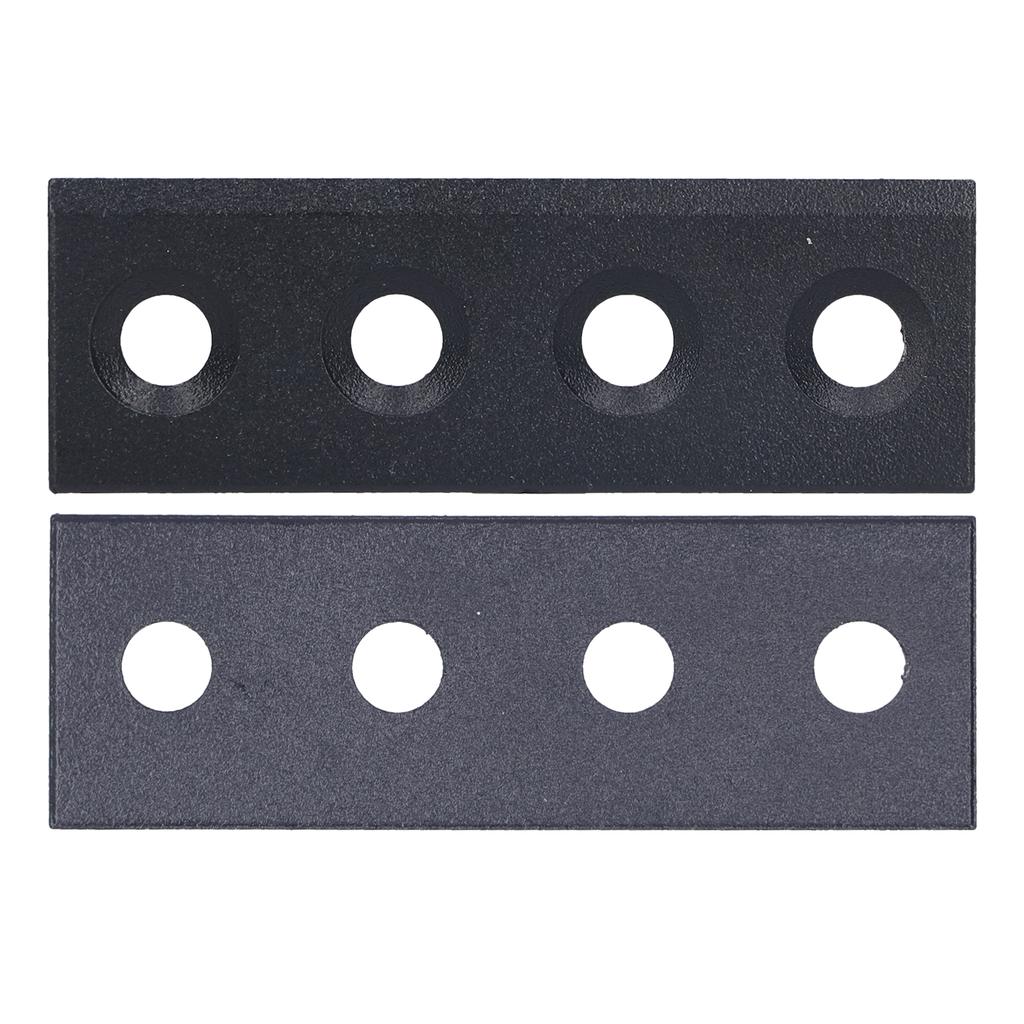 Barn Door Track Connector Plate Kit Carbon Steel Sliding Door Hardware Fittings 8x2.7cm