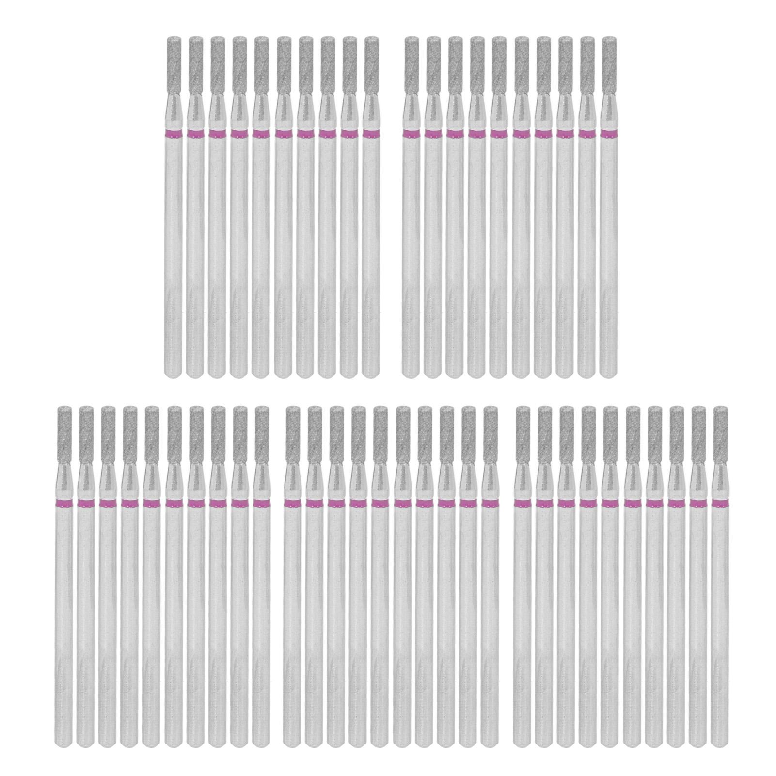 

50 шт. сверл для ногтей, удаление омертвевшей кожи, высокопрочные универсальные карборундовые шлифовальные головки для ногтей