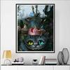 Disney Diamond Painting Alice in Wonderland Fantasy Group Portrait Illustration 5D Diamond Painting Art Embroidery Cross Stitch Room Decoration