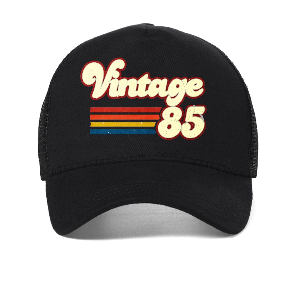 Vintage 1985 Cap Women 1985 Vintage Birthday Gift Baseball Caps Fashionable Casual Summer Breathable Snapback Hat Mesh Caps