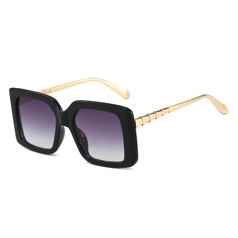 Colorful Sunglasses, Square Frame, Metal, for Men and Women, Suitable for Outdoor Driving