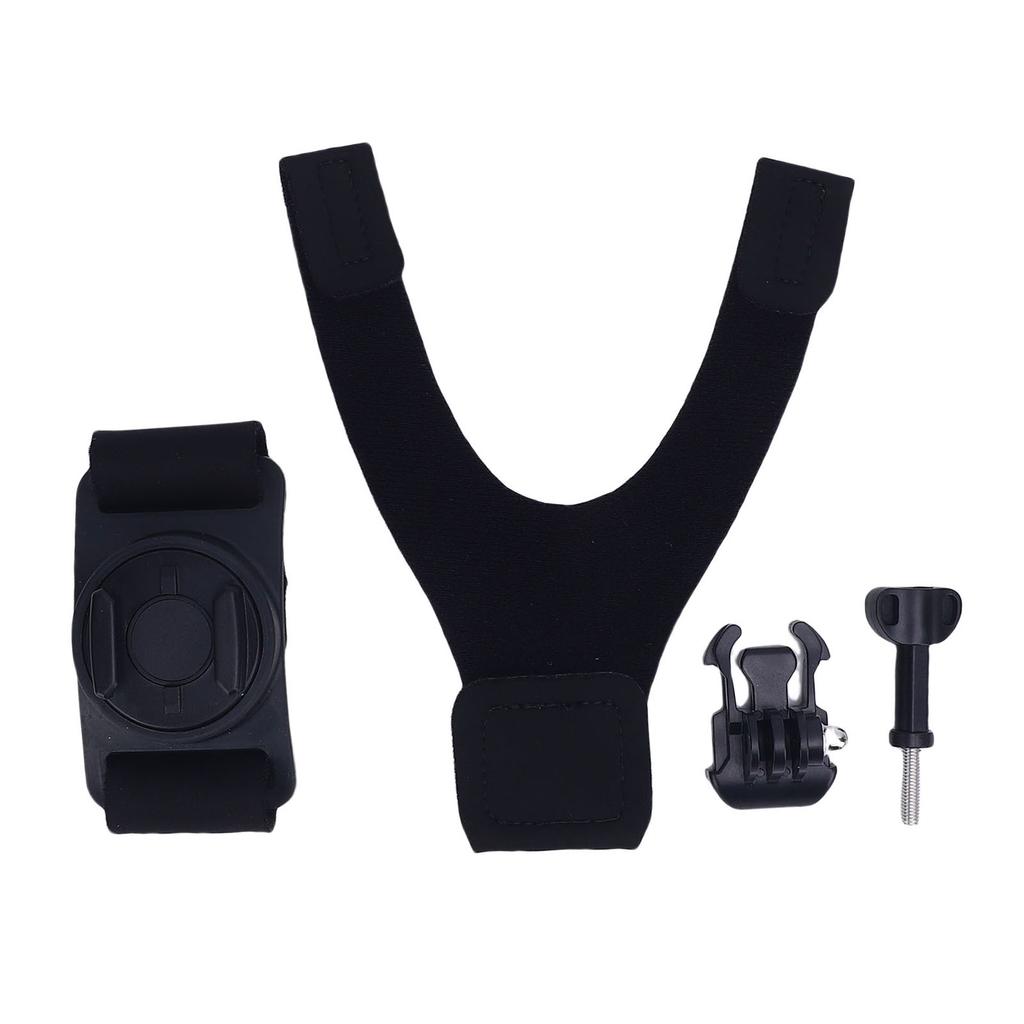 360 Degree Rotating Wrist Strap Mount PC TPE Nylon Action Camera Hand Strap Mount Holder for