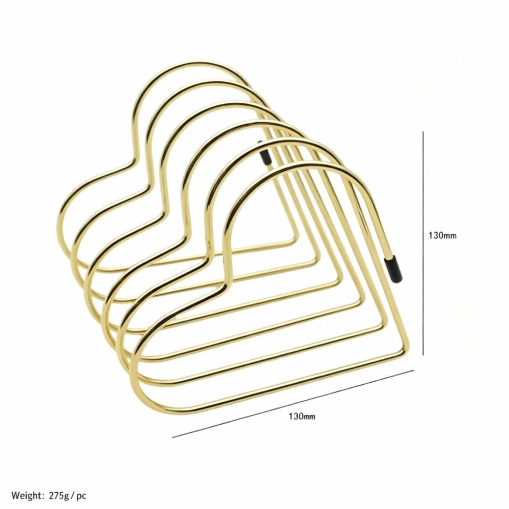 Heart Shaped Book Holder Solid Book Support Desktop Storage Book Stand Book Storage