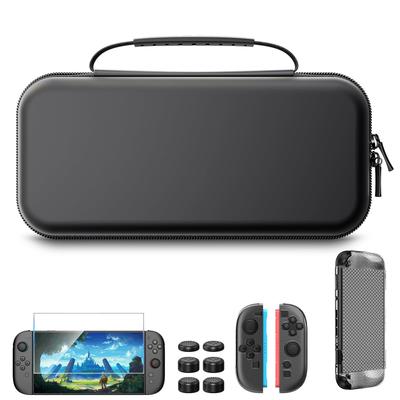 HEYSTOP Switch 2 Compatible with Switch 2 Includes Tempered Glass and Thumb and Large Capacity Storage for and Convenient To Carry 4-in-1 Case, Dock,