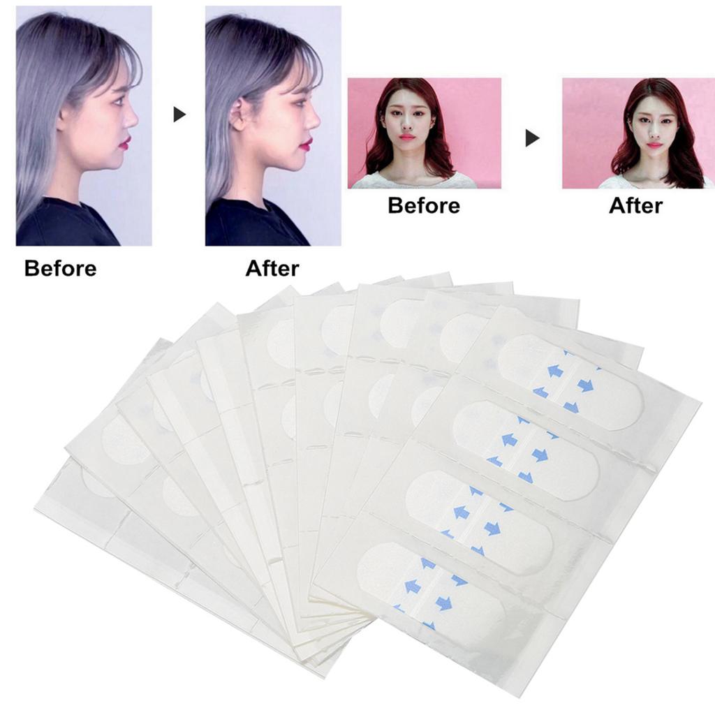 40Pcs/Set Invisible Lift Face Sticker Makeup Face Chin Lift Pads Face Thin Tape