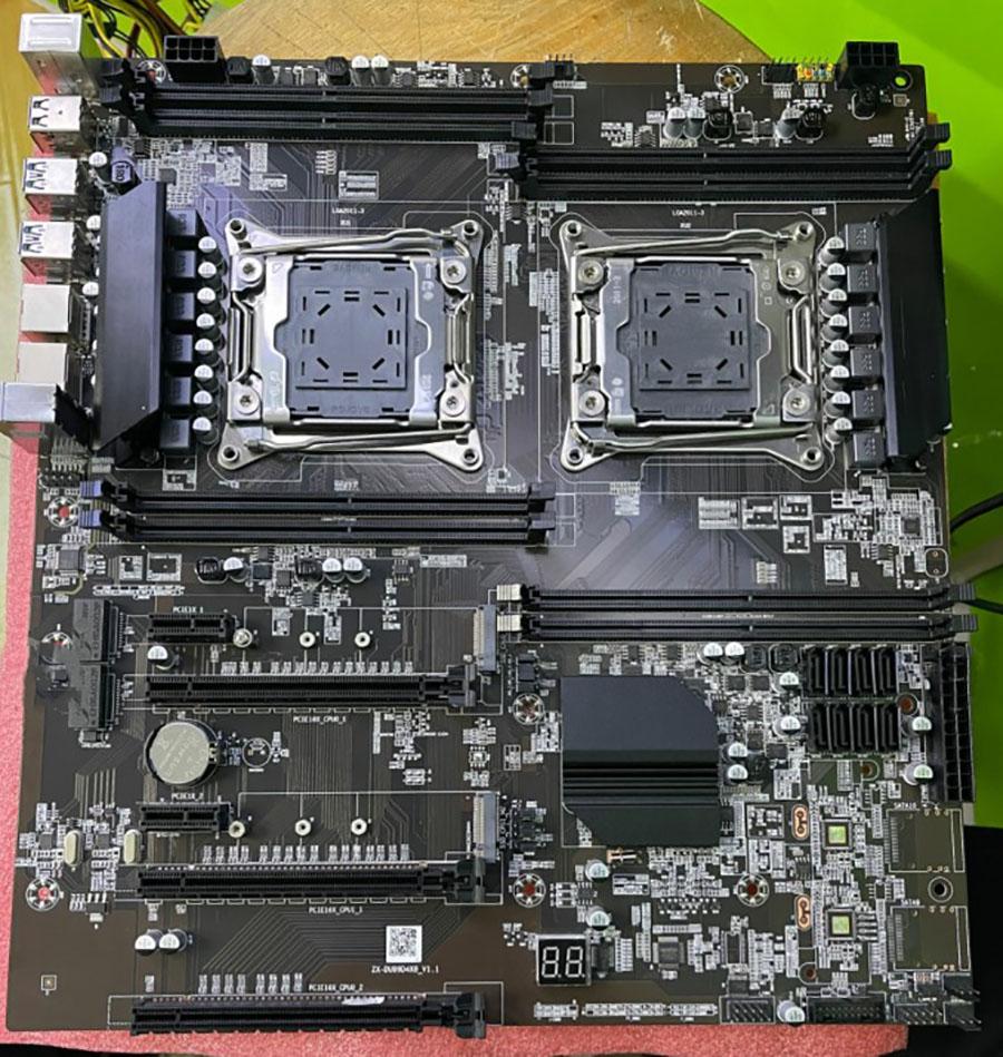 1 X New X99 CPU 2011v3 Dual ATX DDR4 Four Channel LGA PC Motherboard For Desktop