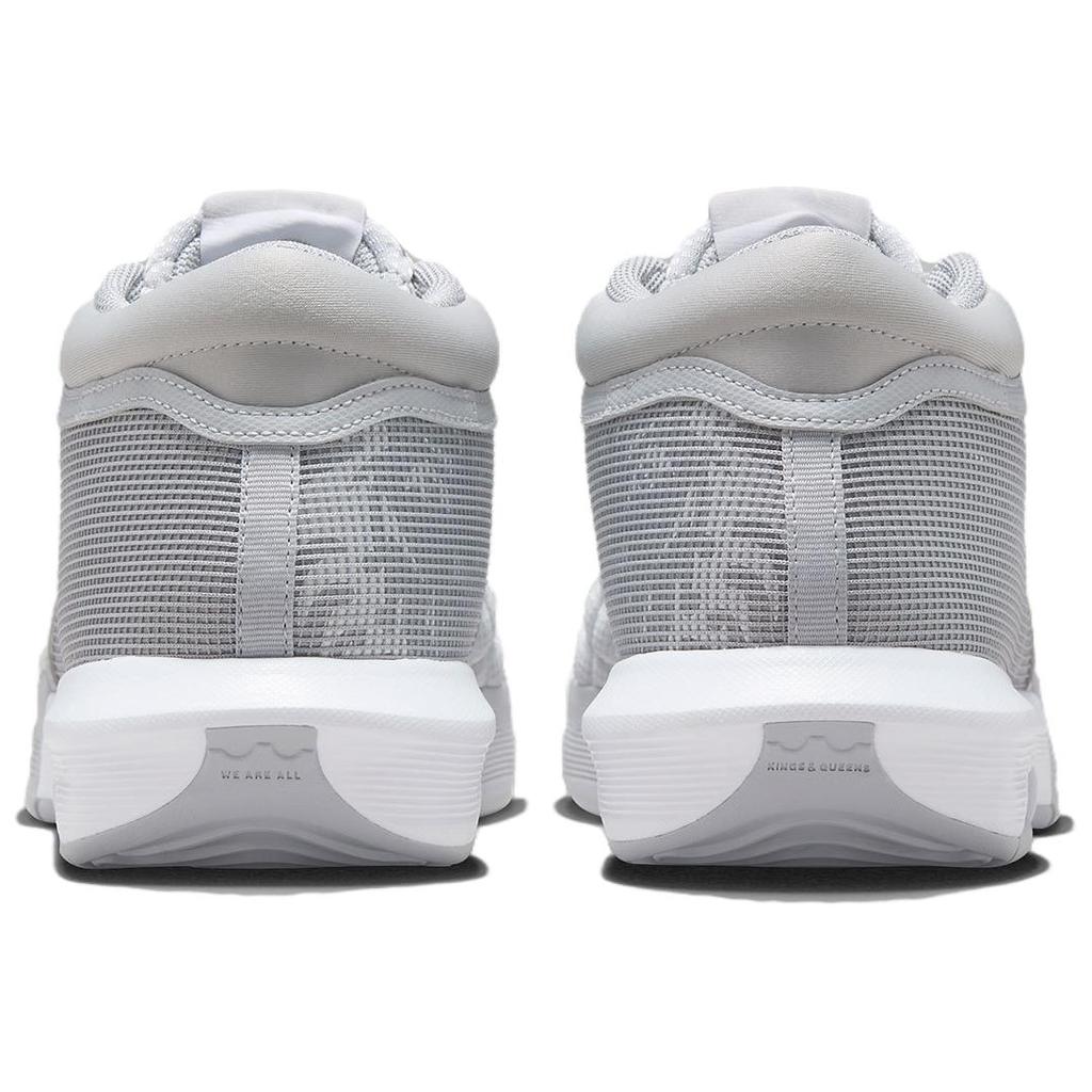 New Nike Witness 8 Lebron'Team Bank' Abrasion Resistant Breathable Mid top Basketball Shoes Men's White Gray FB9944-001