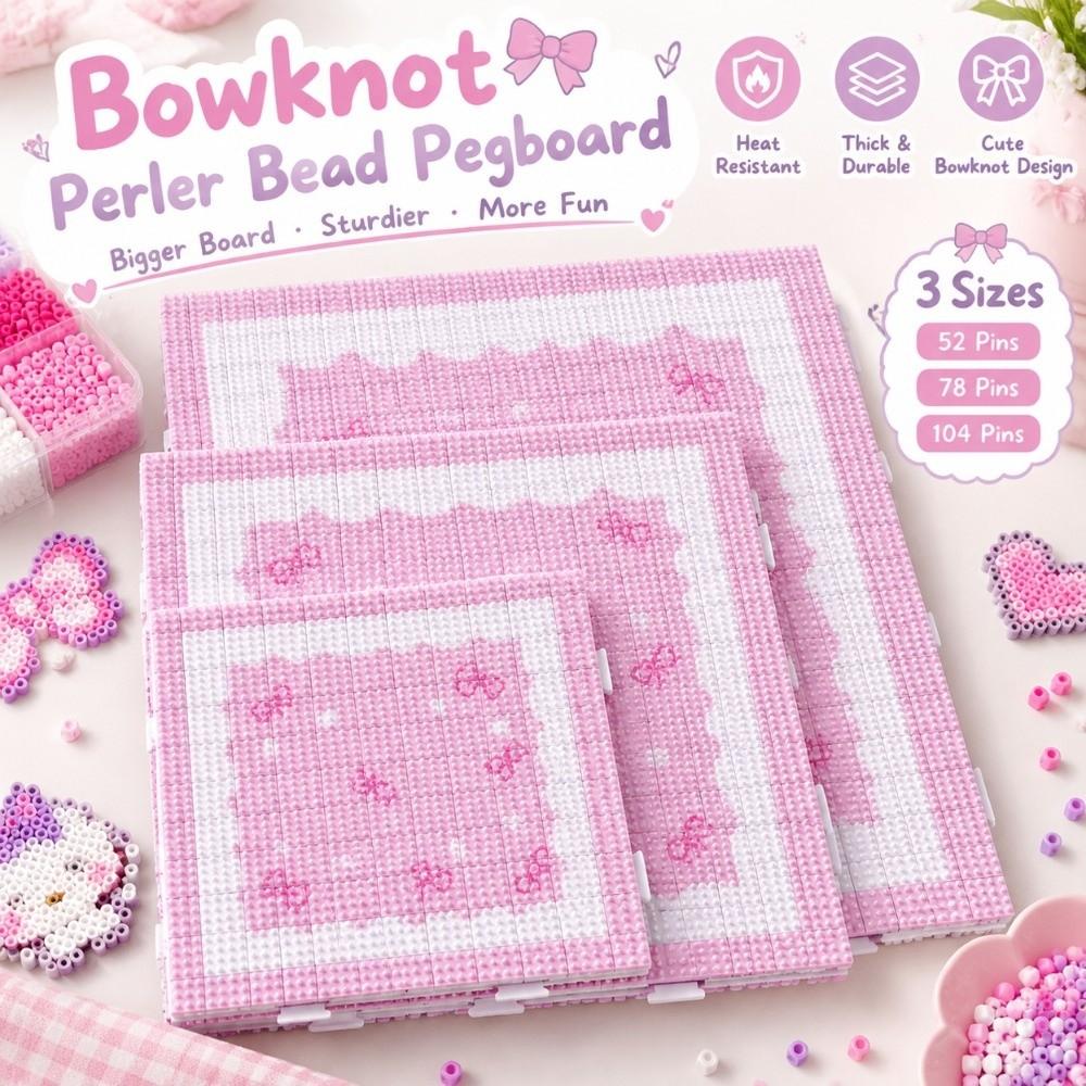 Plastic Perler Bead Board 52/78/104 Pins Square Bead Boards New Bead Pegboards Pixel Art Making