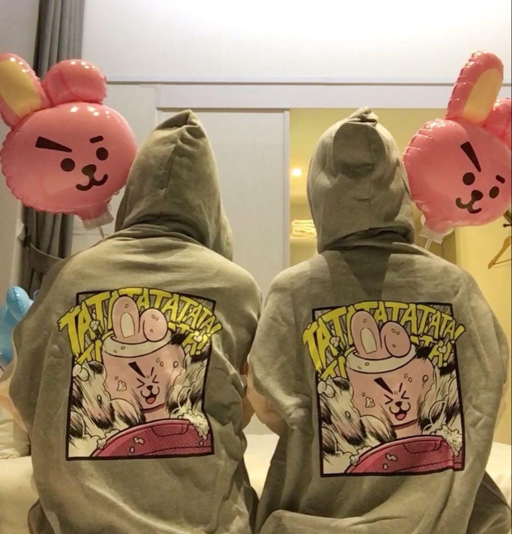 

[USED] Price reduction tag attached BTS BT21 COOKY hoodie Jungkook