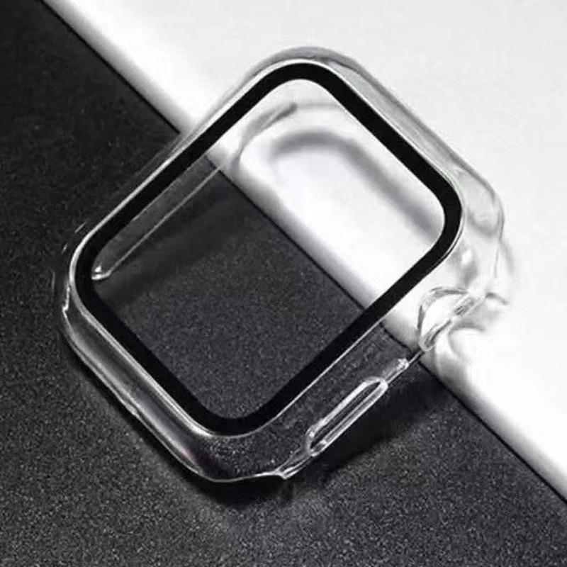 Чехол Full Cover 38-45 мм Защитное стекло для Apple Watch Series Ultra 7 6 5 4 S Transparent 38 mm