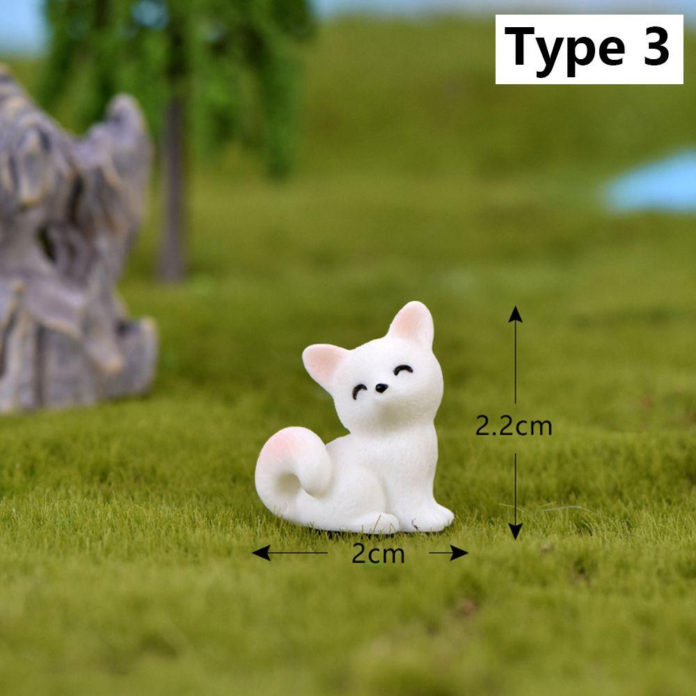 DIY Fairy Garden Accessories Doll House Ornament Miniature Rabbit Hedgehog Frog Cat Animals Figurines Deer Chicken Duck