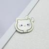 Cartoon Cat Phone Ring Stand with Magnetic Suction and Desktop Back Sticker