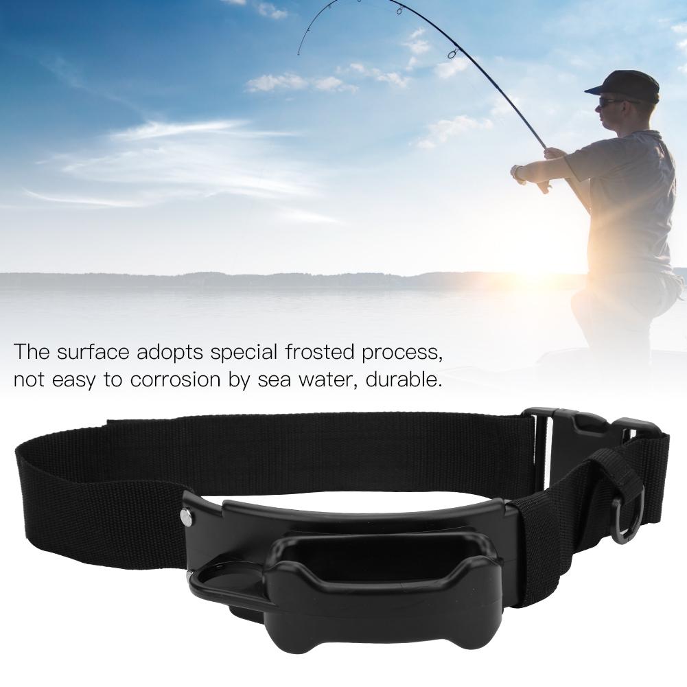 Sea Fishing Fighting Rod Pole Holder Waist Gimbal Belt Tackle Accessory with HookM