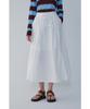 Bobeu String Banding Tiered Skirt_White 7156235003