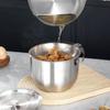 with Filter Mesh Lard Filter Pot 316 Stainless Steel Grease Container Oil Strainer Tank  Cooking
