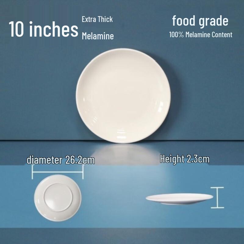 Melamine Round Serving Plate Set