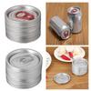 20 Stück Aluminium-Zugringdeckel Getränkedose Limonade Dosen Deckel Einpressbar Selbstversiegelnd Zugring Schutzhülle Deckel Kappe Leicht zu öffnender Oberdeckel