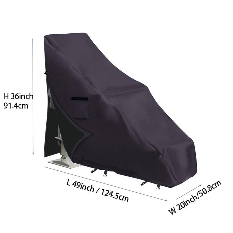 Waterproof Pool Lift Chair Cover 600D College Fabric Dustproof Protector For Swimming Pool Equipment