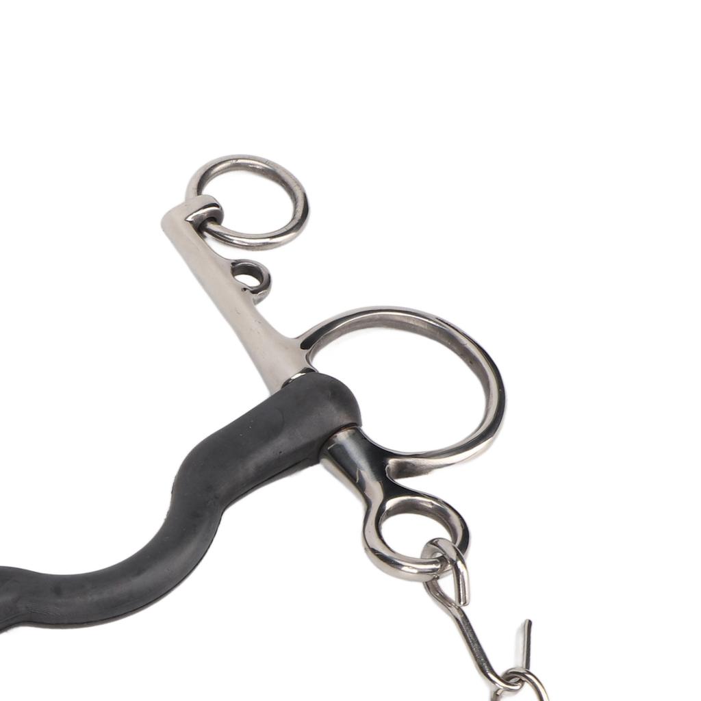 Morso per Cavalli in Acciaio Inossidabile Sicuro Inossidabile Lucidato a Mano Morso per Cavalli per Accessori Equestri