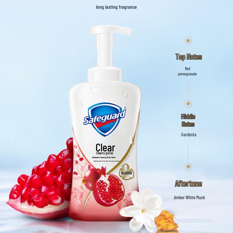 Safeguard Healthy Cleanse Mint Scent Shower Gel